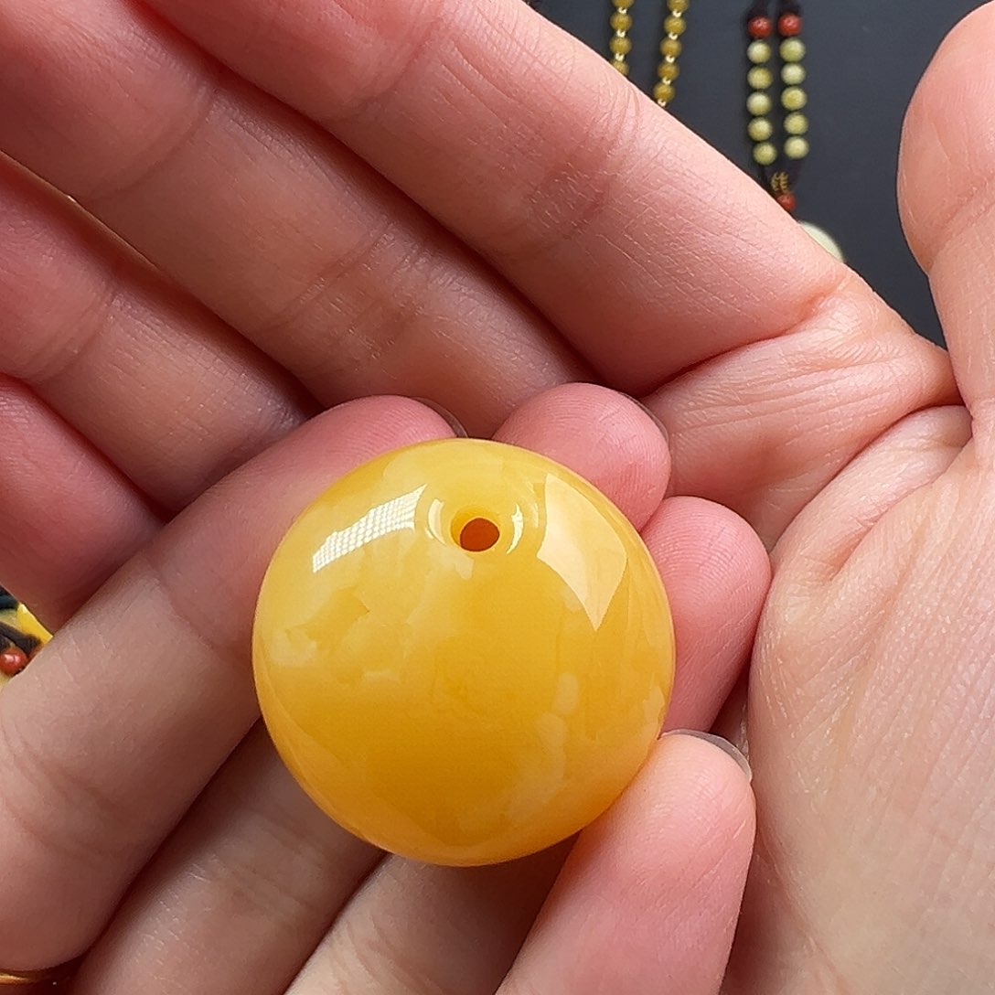 蜜蜡颈饰未镶嵌蜜蜡