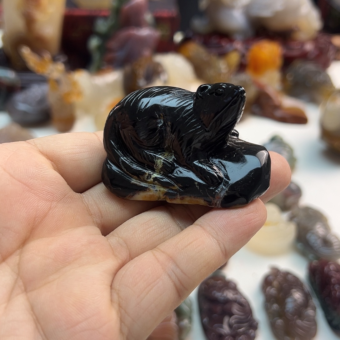 玛瑙/玉髓未镶嵌颈饰