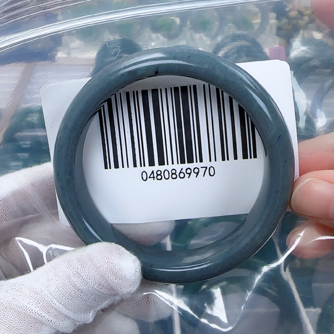 和田玉手镯未镶嵌58