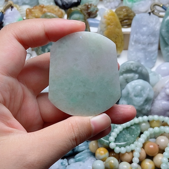 翡翠未镶嵌吊坠(不含链)1