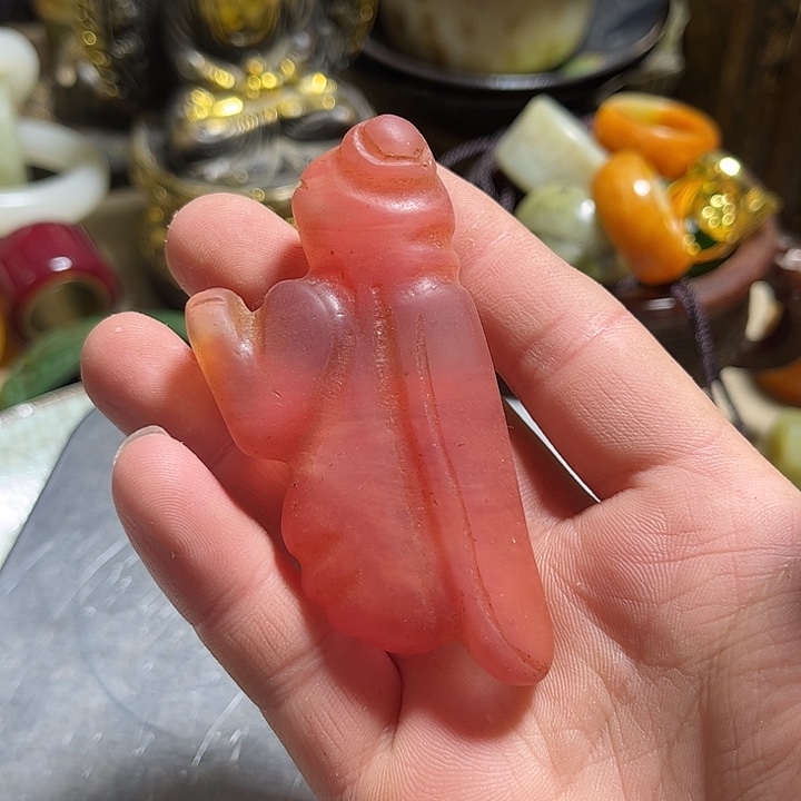紫金钵盂菩提把件