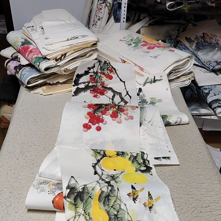 秋***水国画落款后台备注