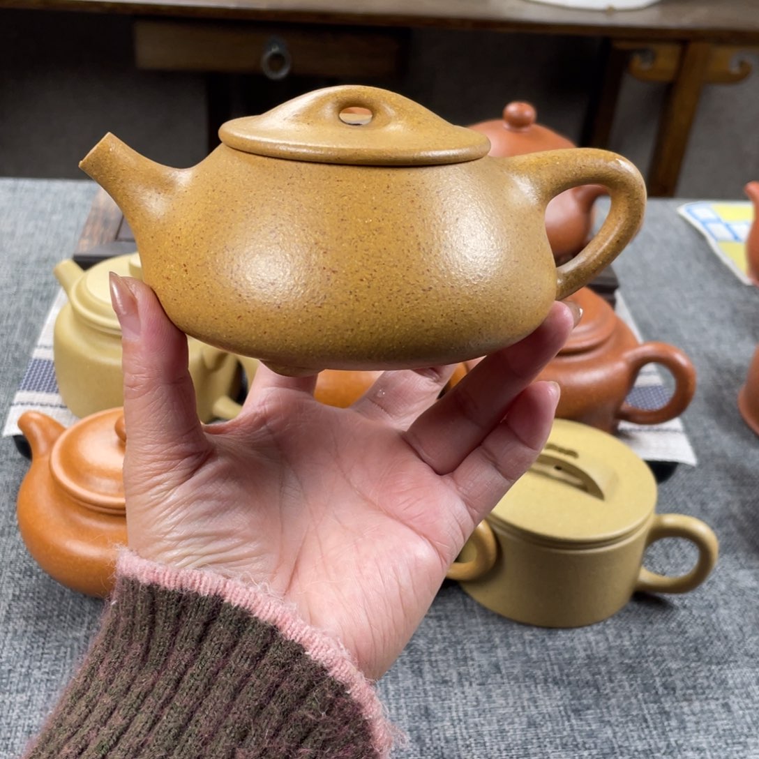 紫砂茶壶黄金段景舟石瓢全手30目249