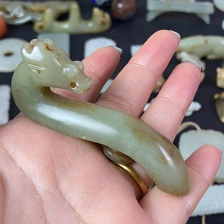 和田玉（糖玉）挂件未镶嵌