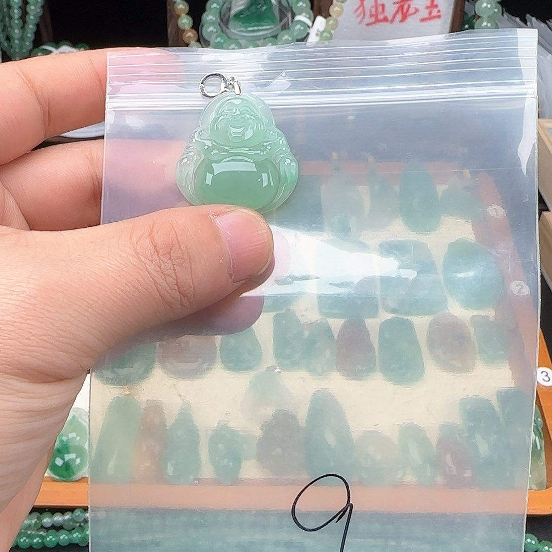 石英质玉颈饰银S925镶嵌