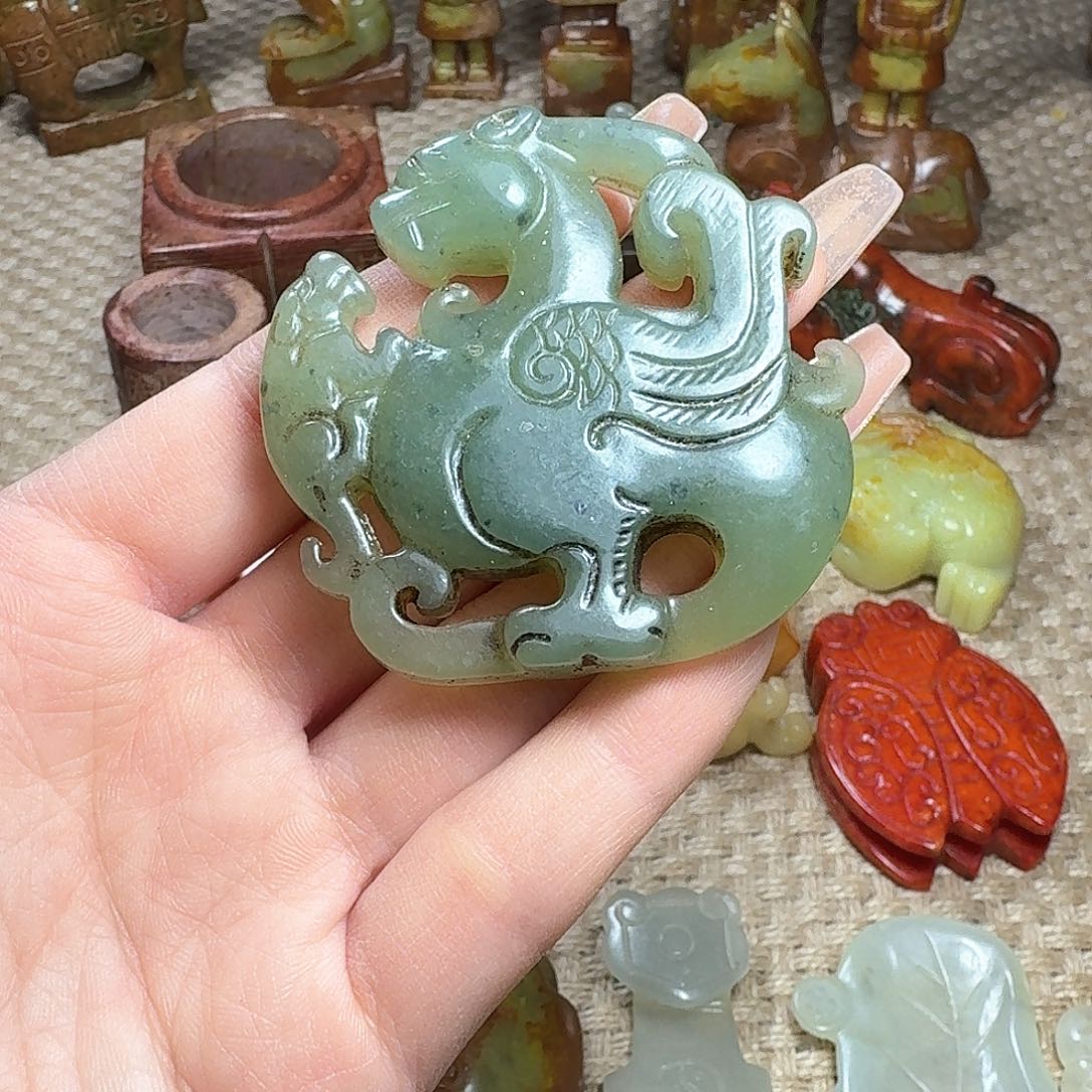 白玉菩提吊坠挂件