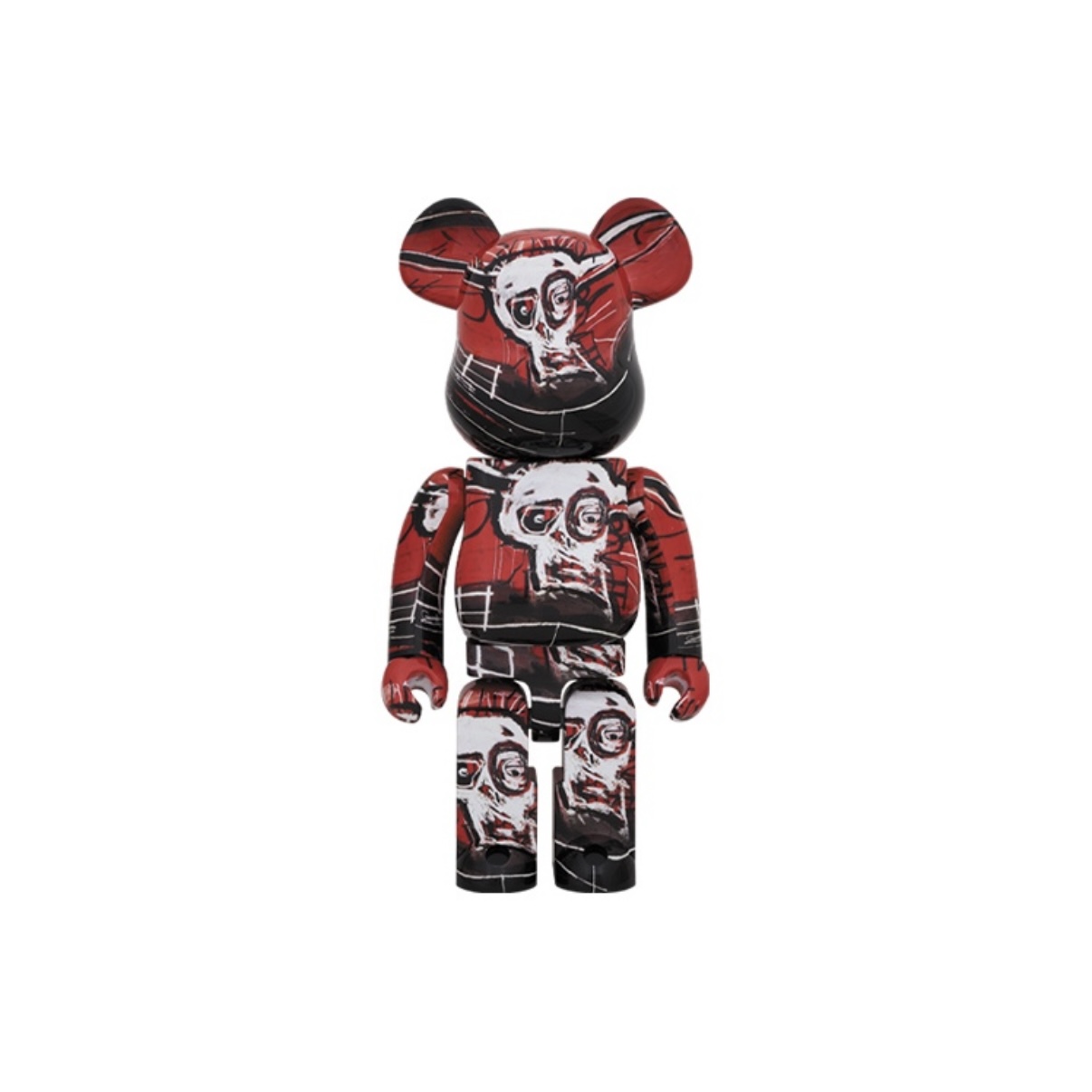 积木熊Bearbrick 巴斯奎特5 双盒拆检 1000%尺寸70cm 潮玩