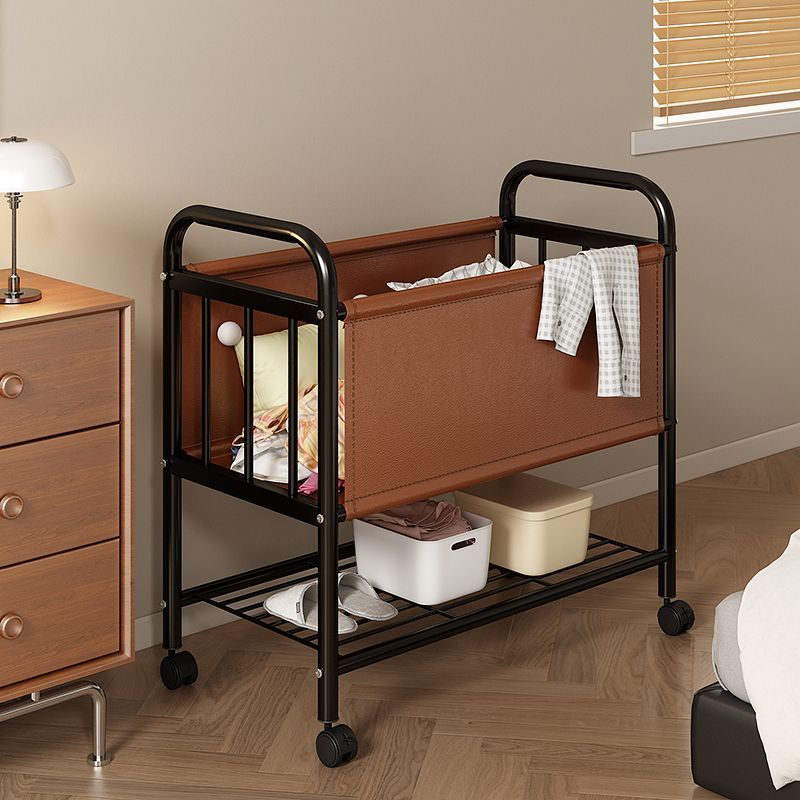 双层脏衣篓网红家用洗衣篮脏衣篮可移动带轮脏衣收纳小推车大容量