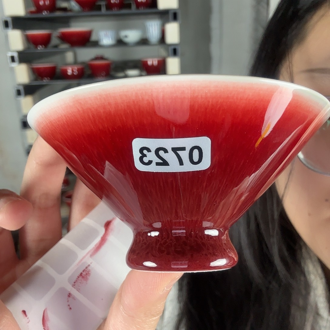 瓷片王*明景德镇郎红陶瓷