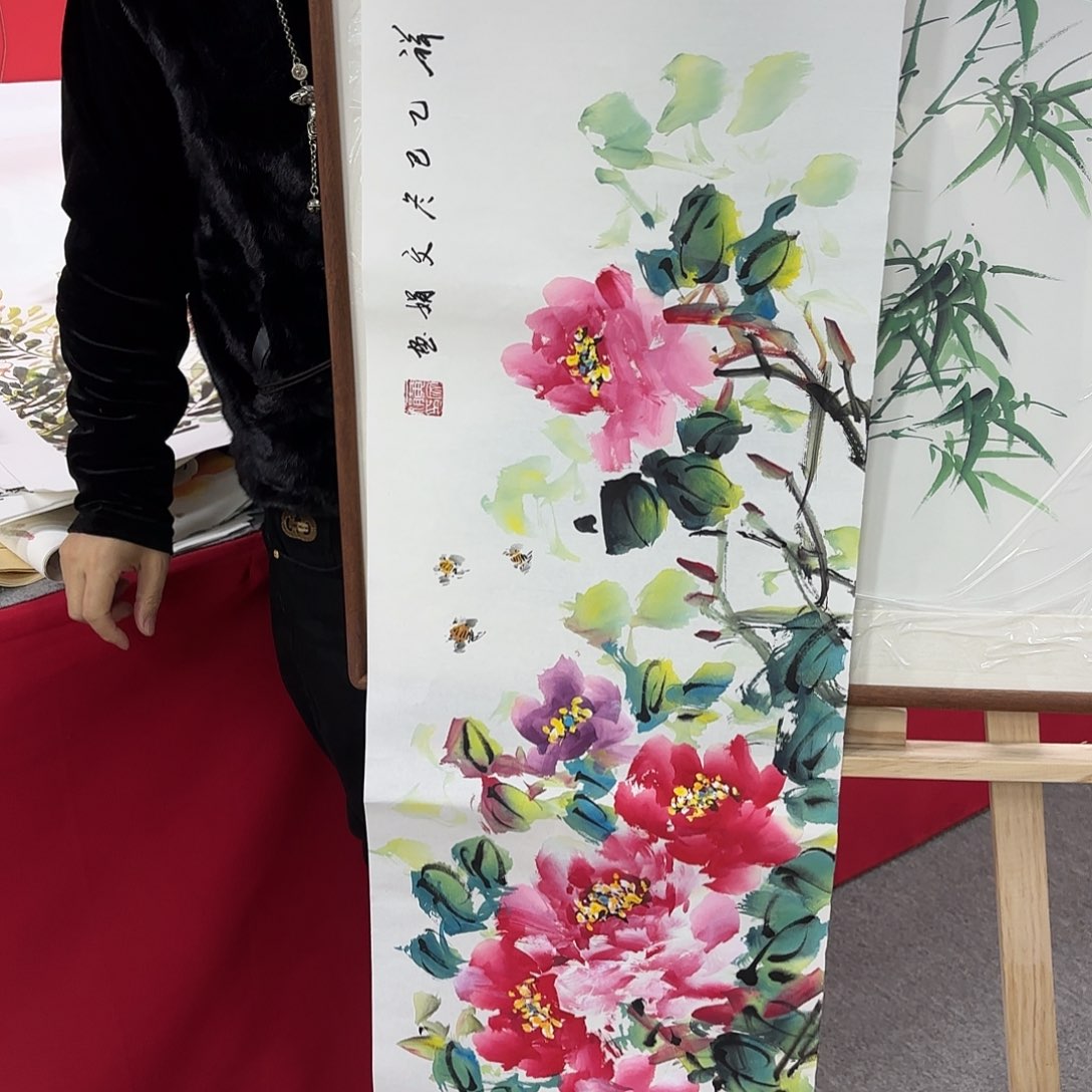 国画国画作品多次在国内外