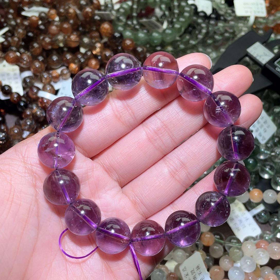 水晶手链未镶嵌shui jing