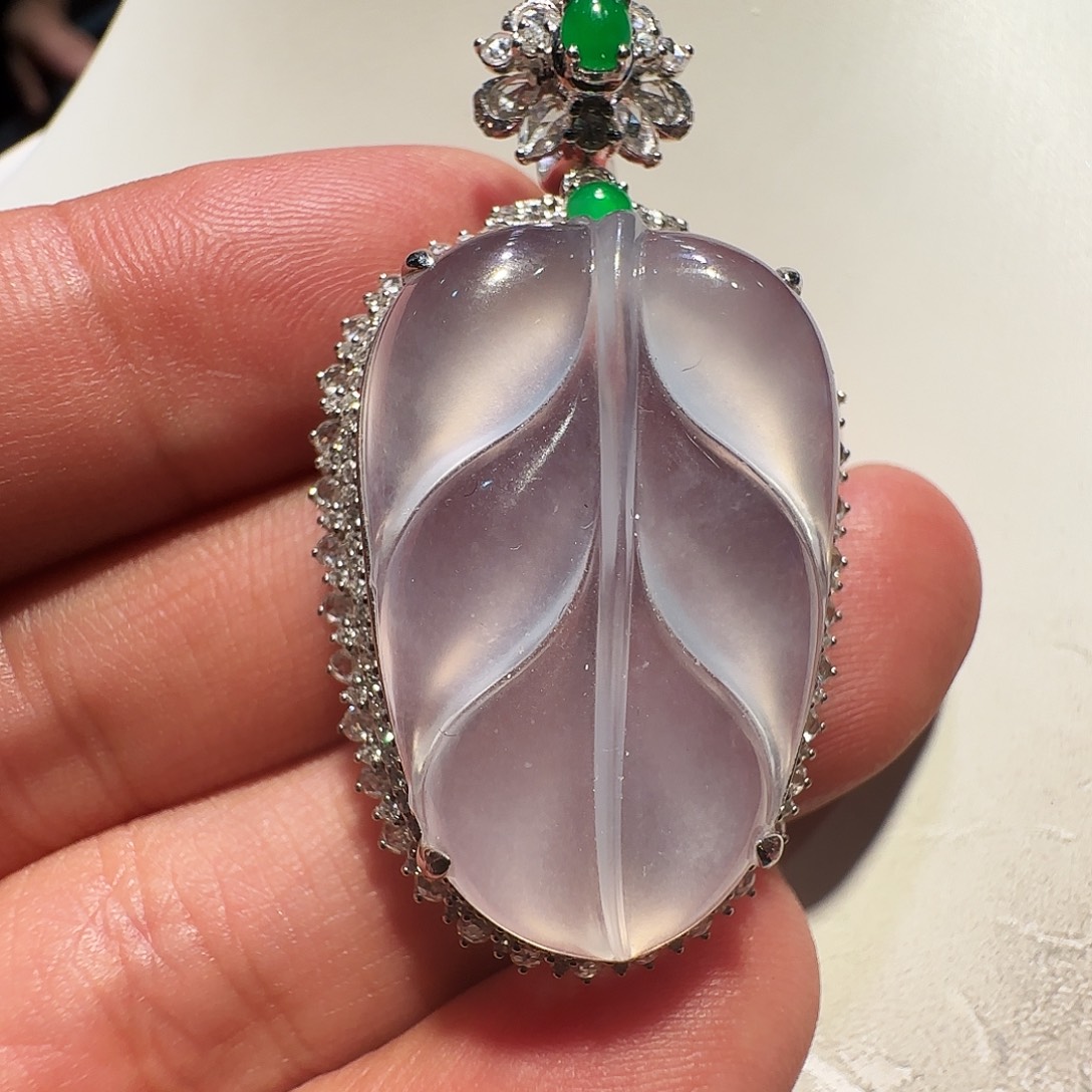 翡翠18K金镶嵌戒指