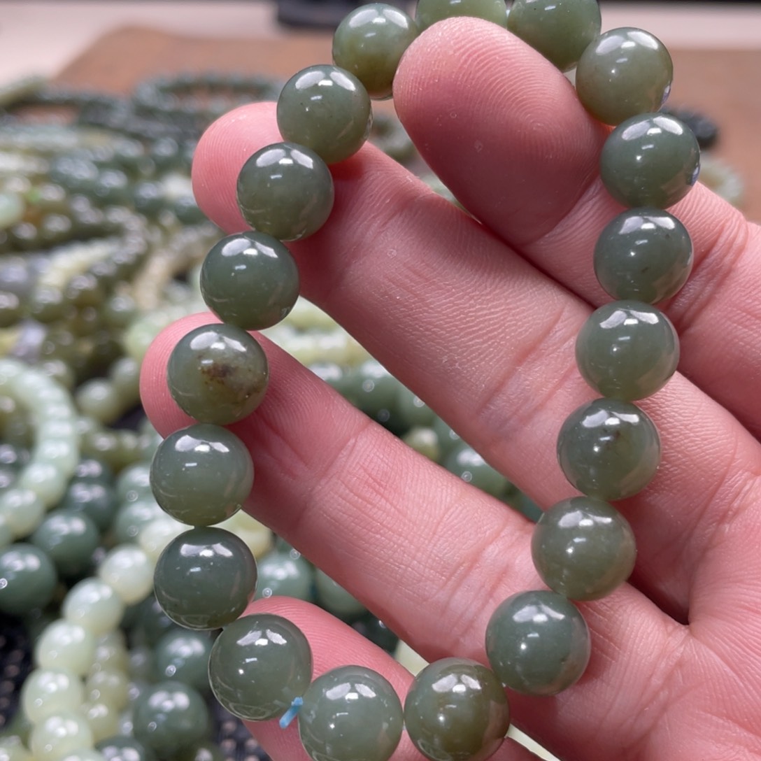 和田玉手链未镶嵌