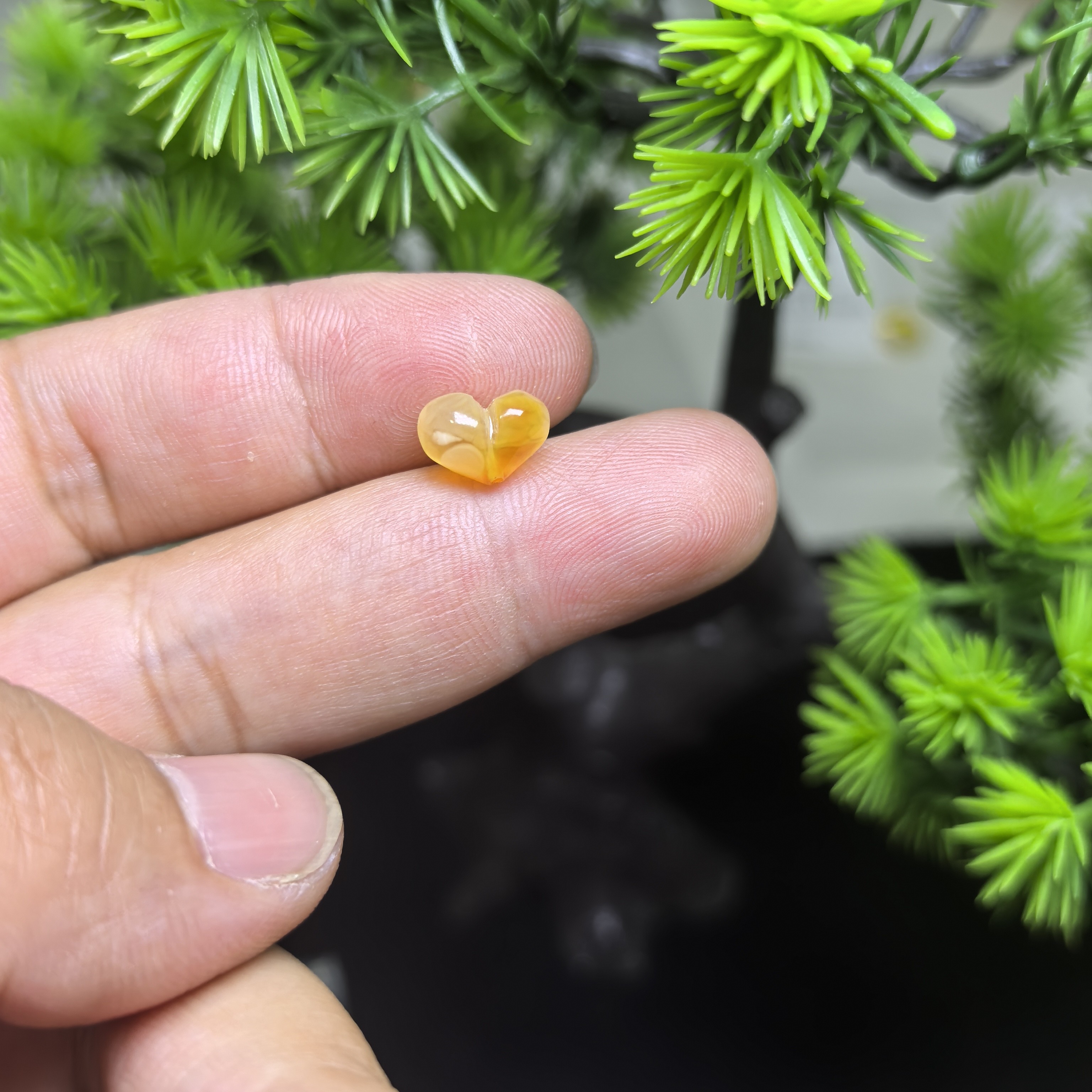 C1554天然蜜蜡精品屁桃尺寸10✖️6✖️7无优化支持复检