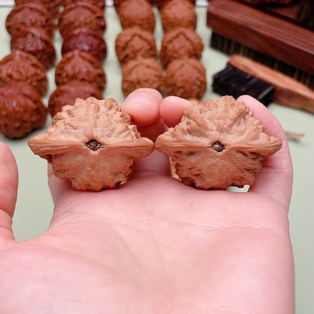 把件文玩核桃小金鱼43/34/36