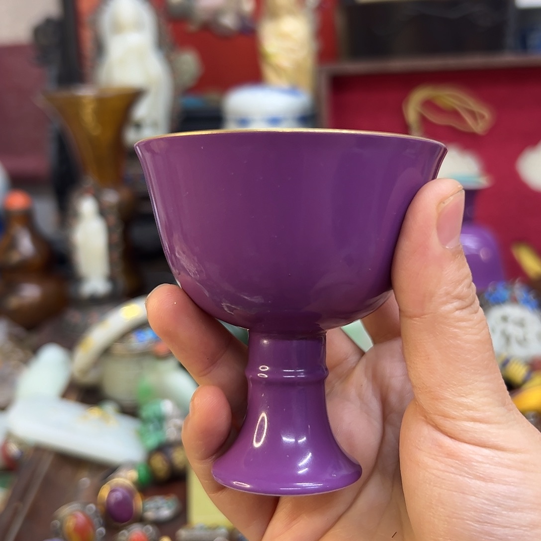 三***a瓷杯：紫砂壶茶具套装