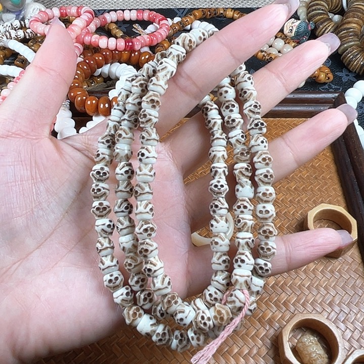 鹿骨手串/手链驼骨驼骨16，0.8