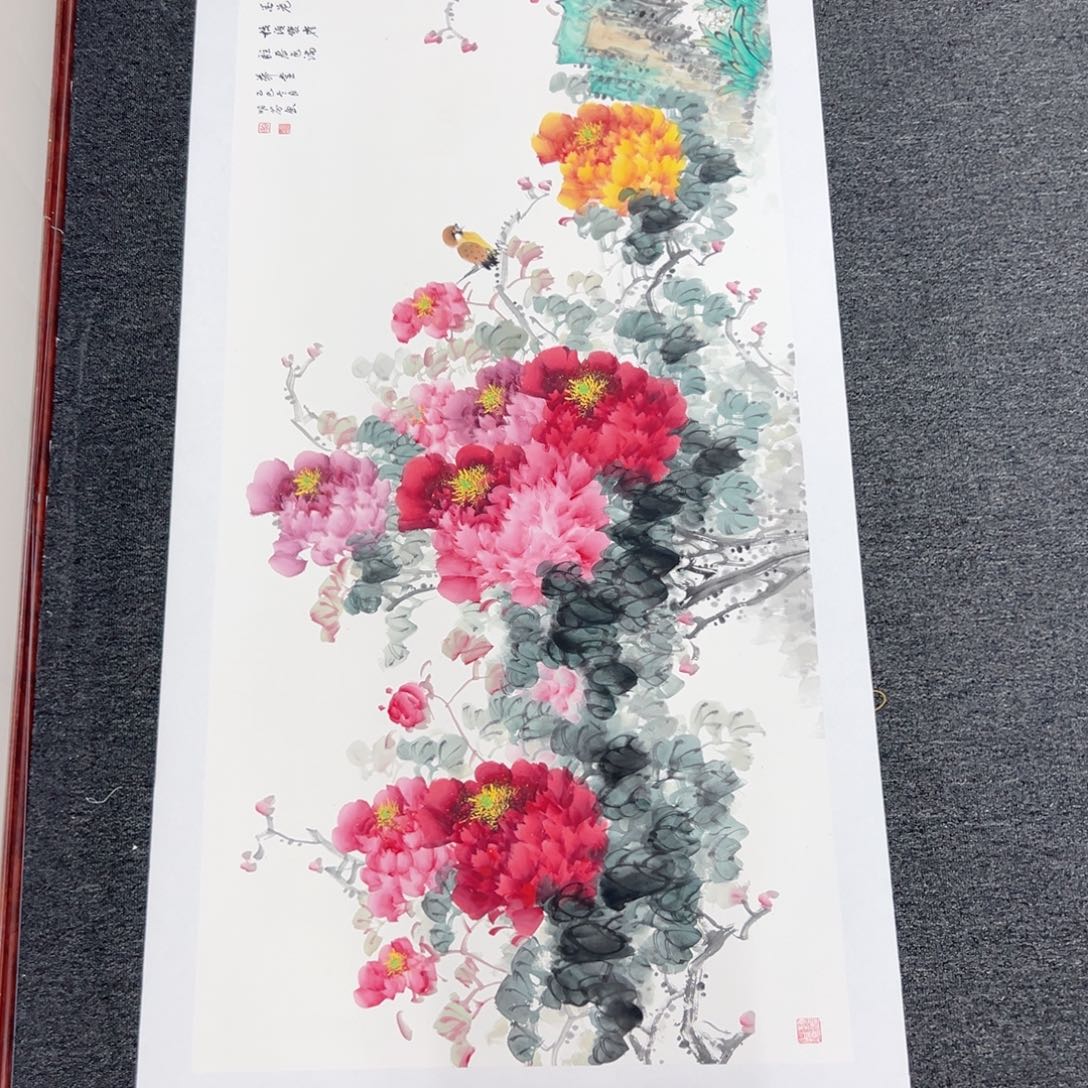 国画向明芬12尺平精品