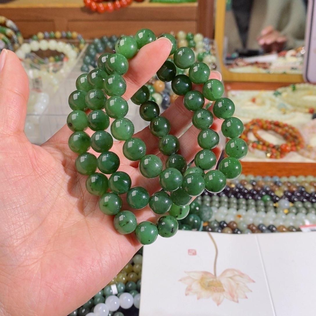 和田玉手串多样性拍一发一未镶嵌