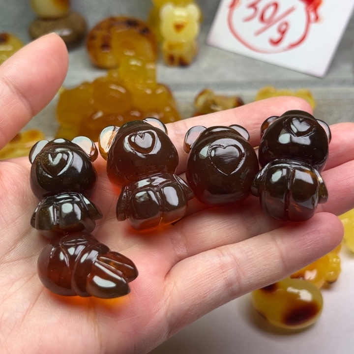 琥珀颈饰未镶嵌琥珀蜜蜡