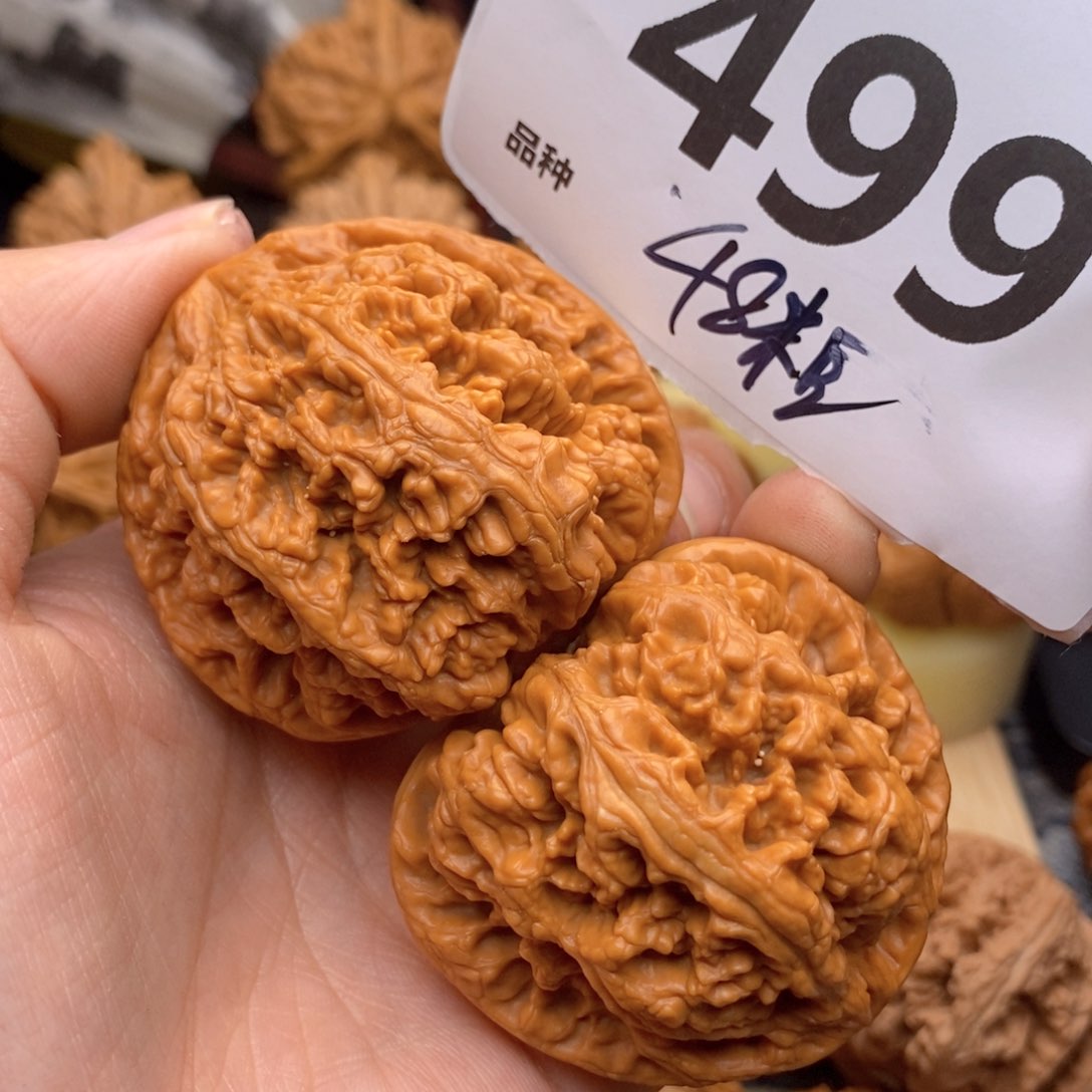 文玩核桃把件499号48粗筋