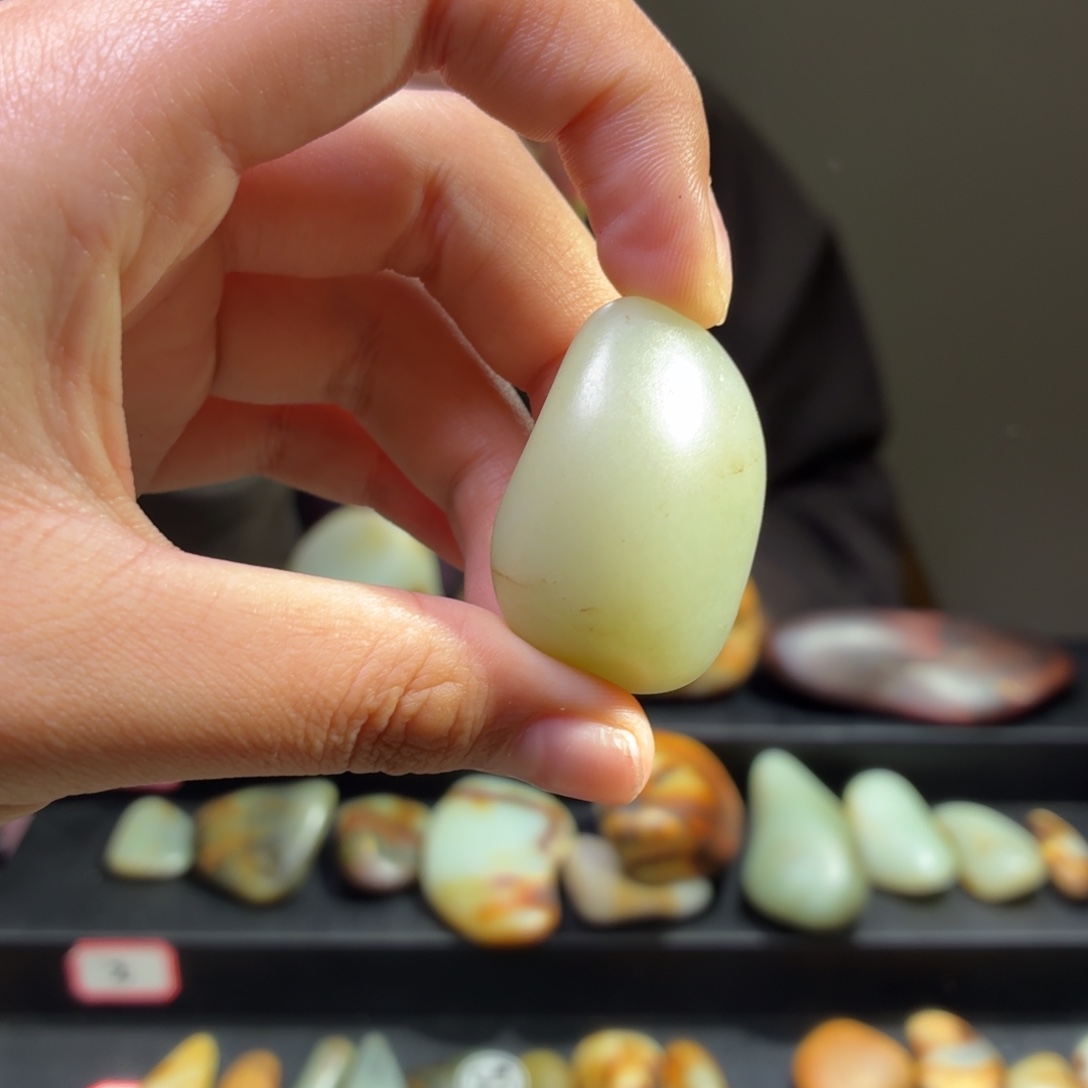 和田玉未镶嵌挂件34.8