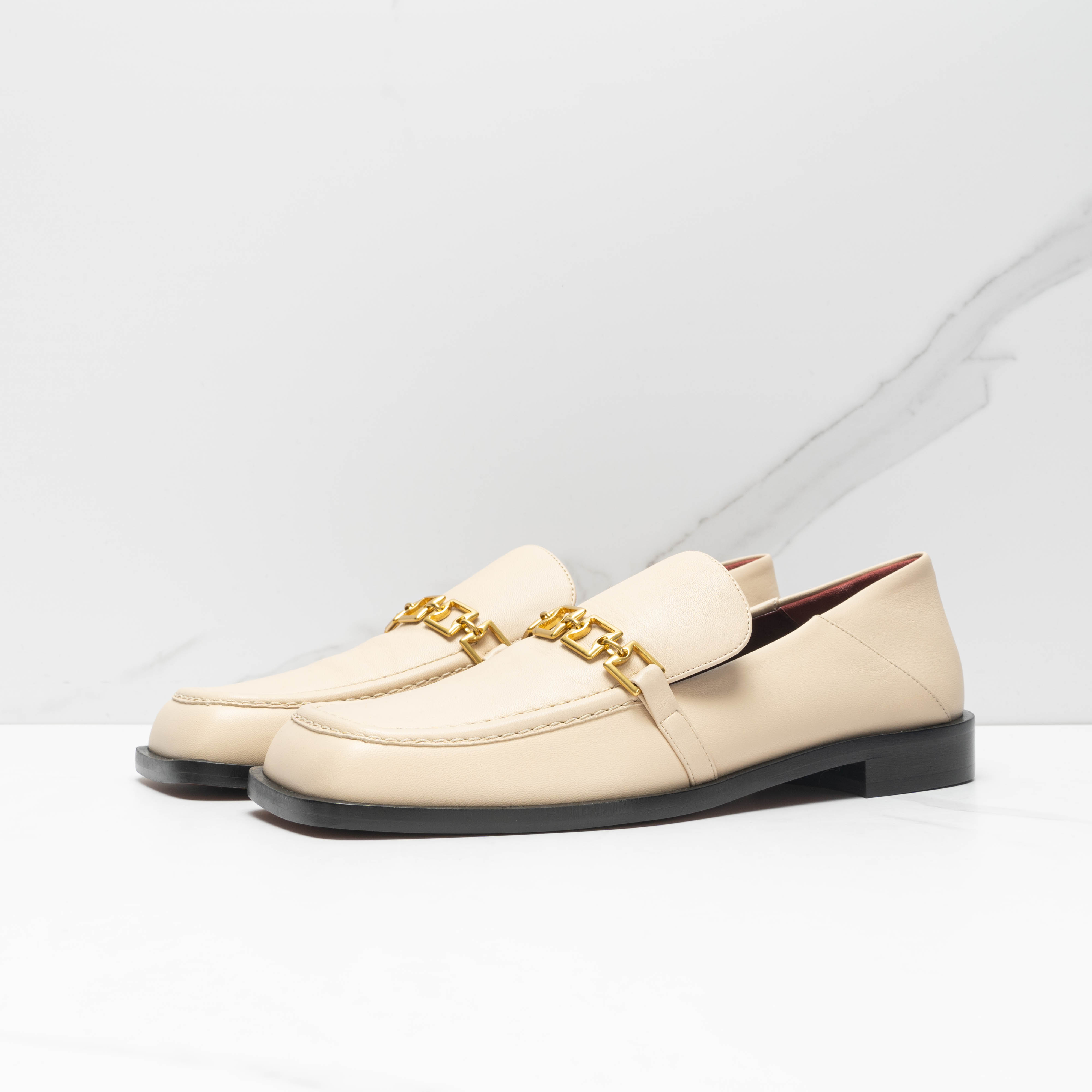 全新未使用  【瑞池女装】Manu Atelier女士链条乐福鞋/MTGS00003