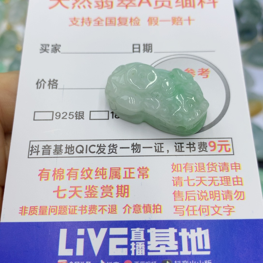翡翠颈饰未镶嵌翡翠