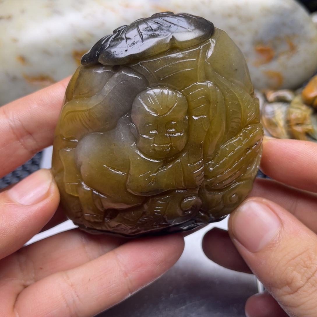 和田玉（糖玉）未镶嵌挂件