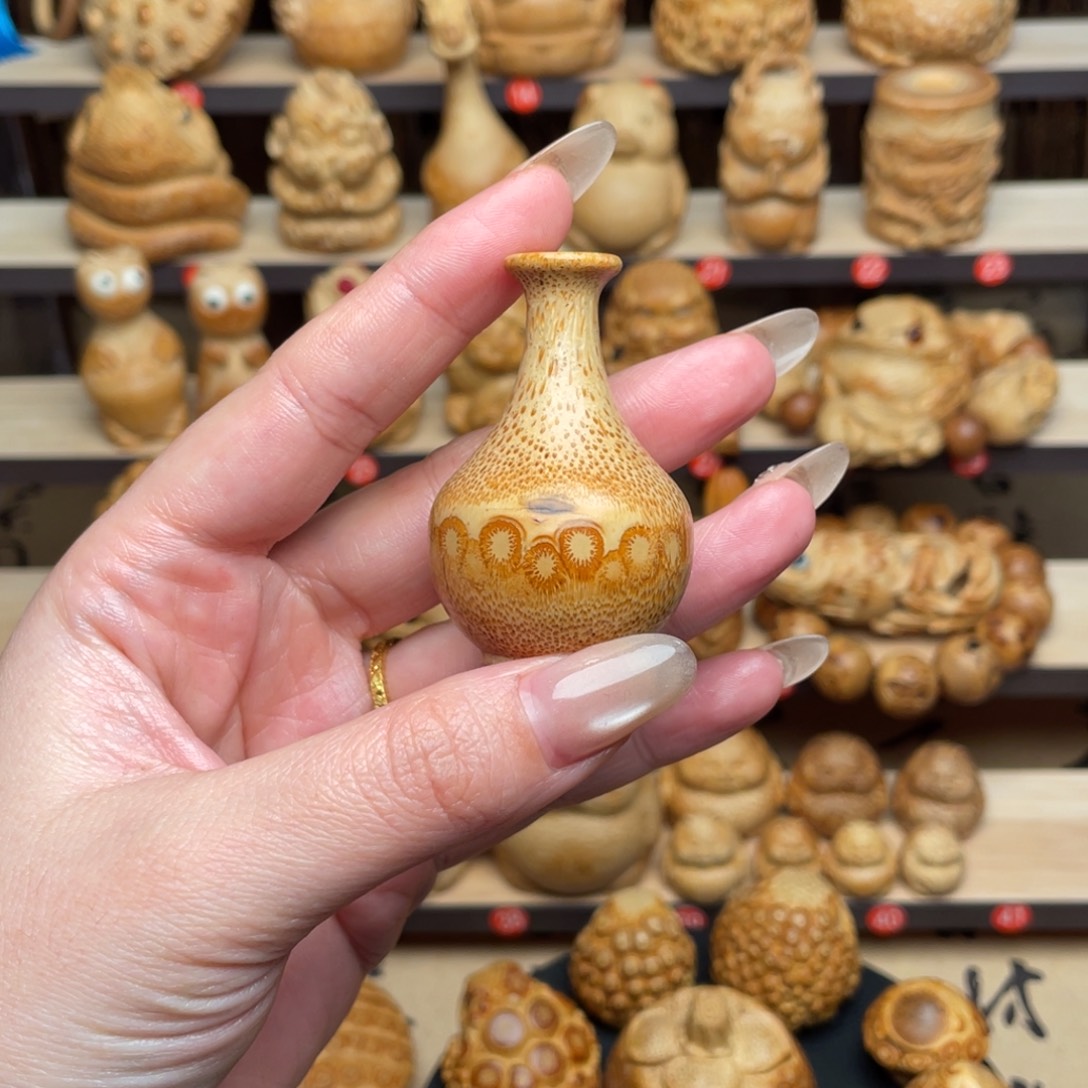 好****竹竹雕竹根小花瓶