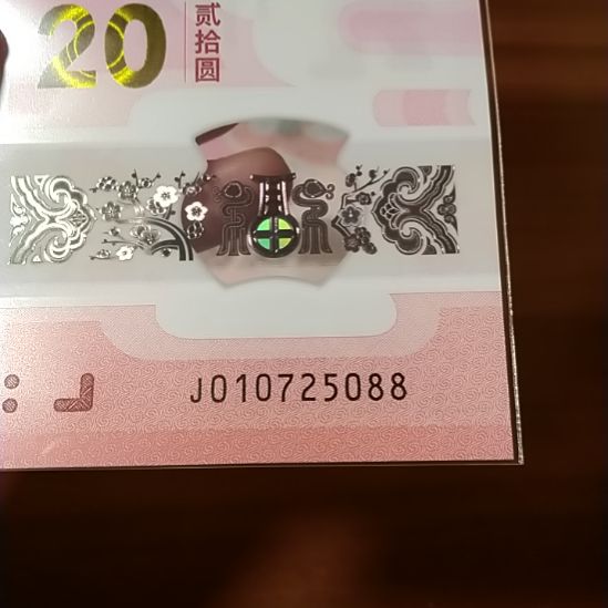 塑料蛇纪念钞 010725088