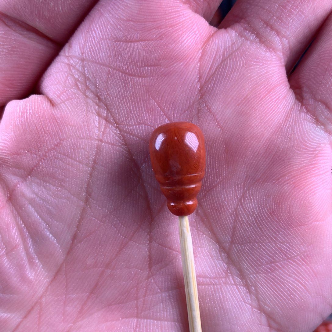 南红玛瑙三通11+未镶嵌