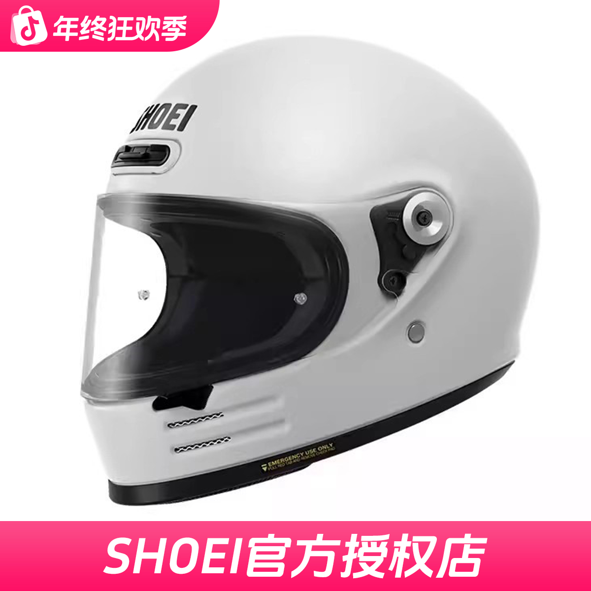 SHOEI/GLAMSTER复古全盔摩托车头盔机车四季通用日本原装进口男女