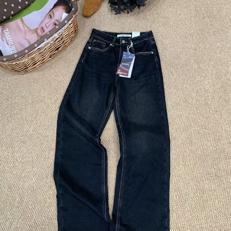 『雨美 Show』9566百搭黑金植绒裤