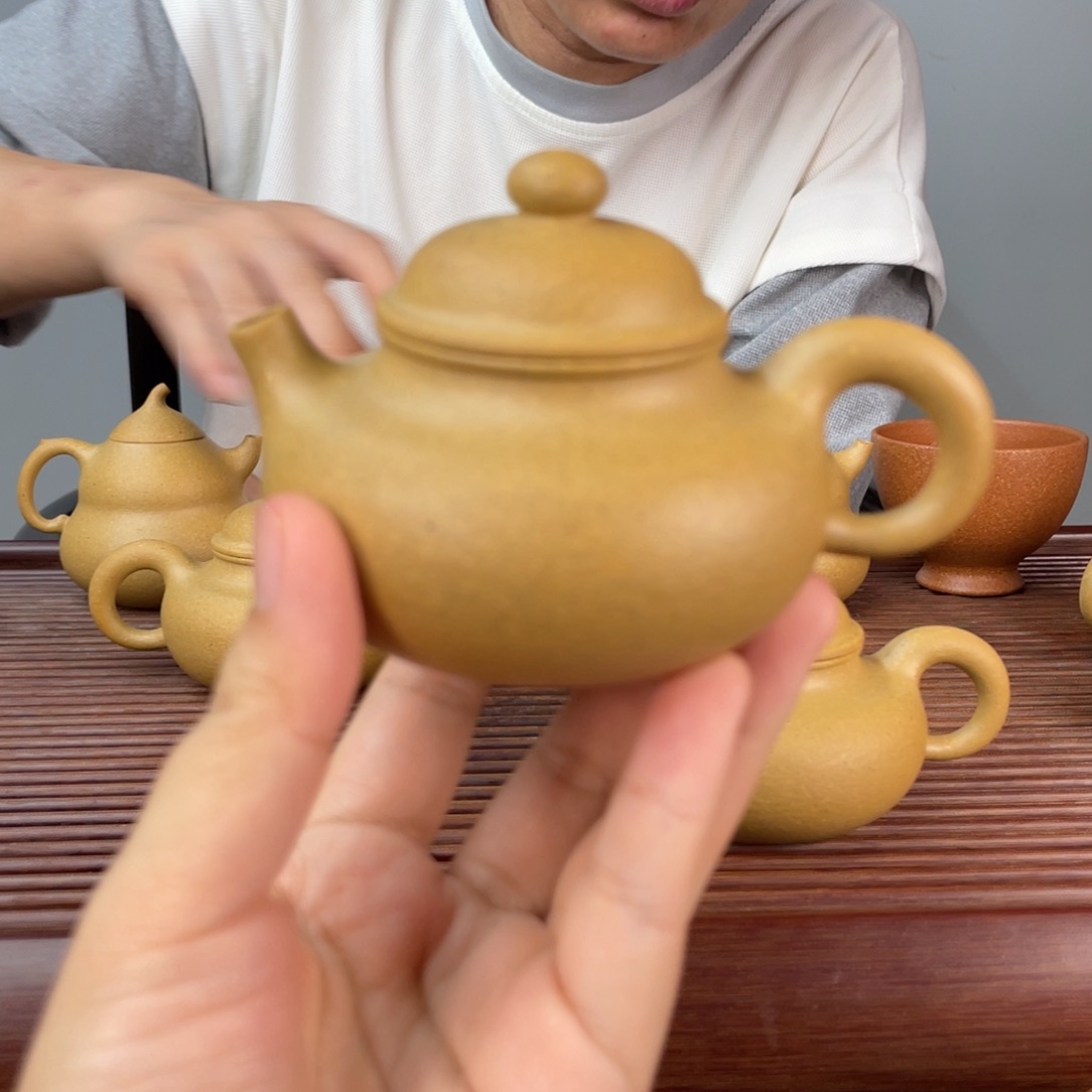 茶壶本山绿泥容天140cc封釉