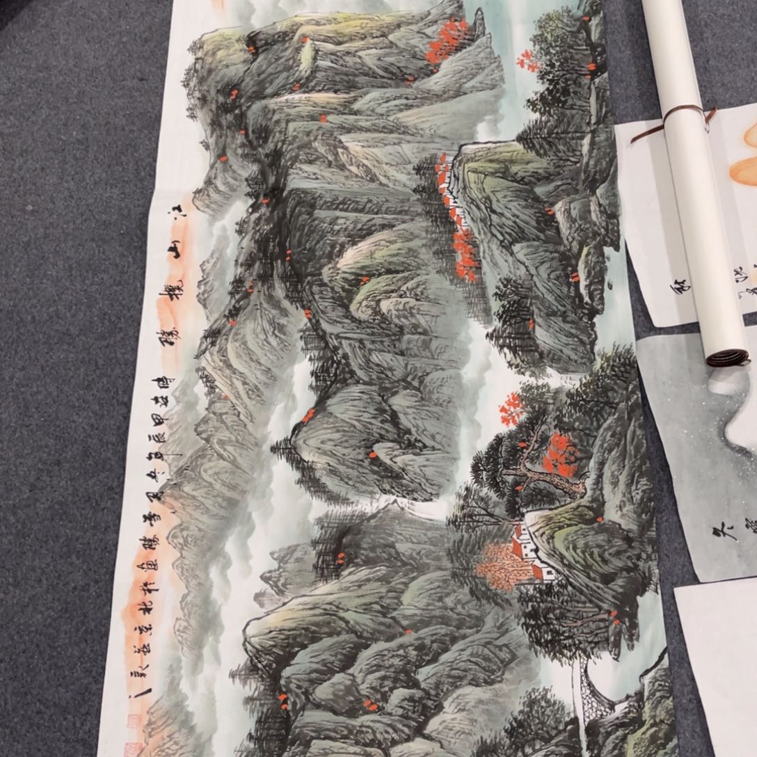 国画处理作品看好再拍哦