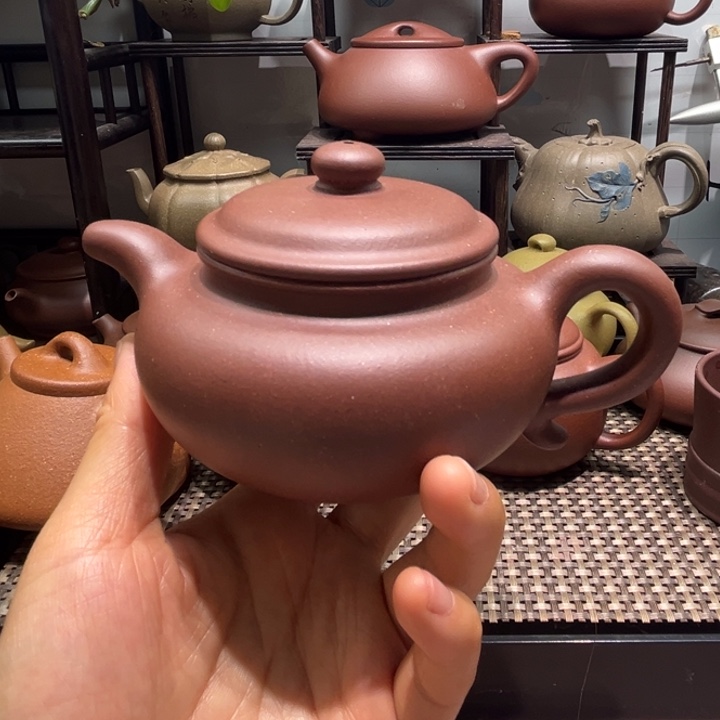 漫***上茶壶紫砂台西底槽清仿古260cc