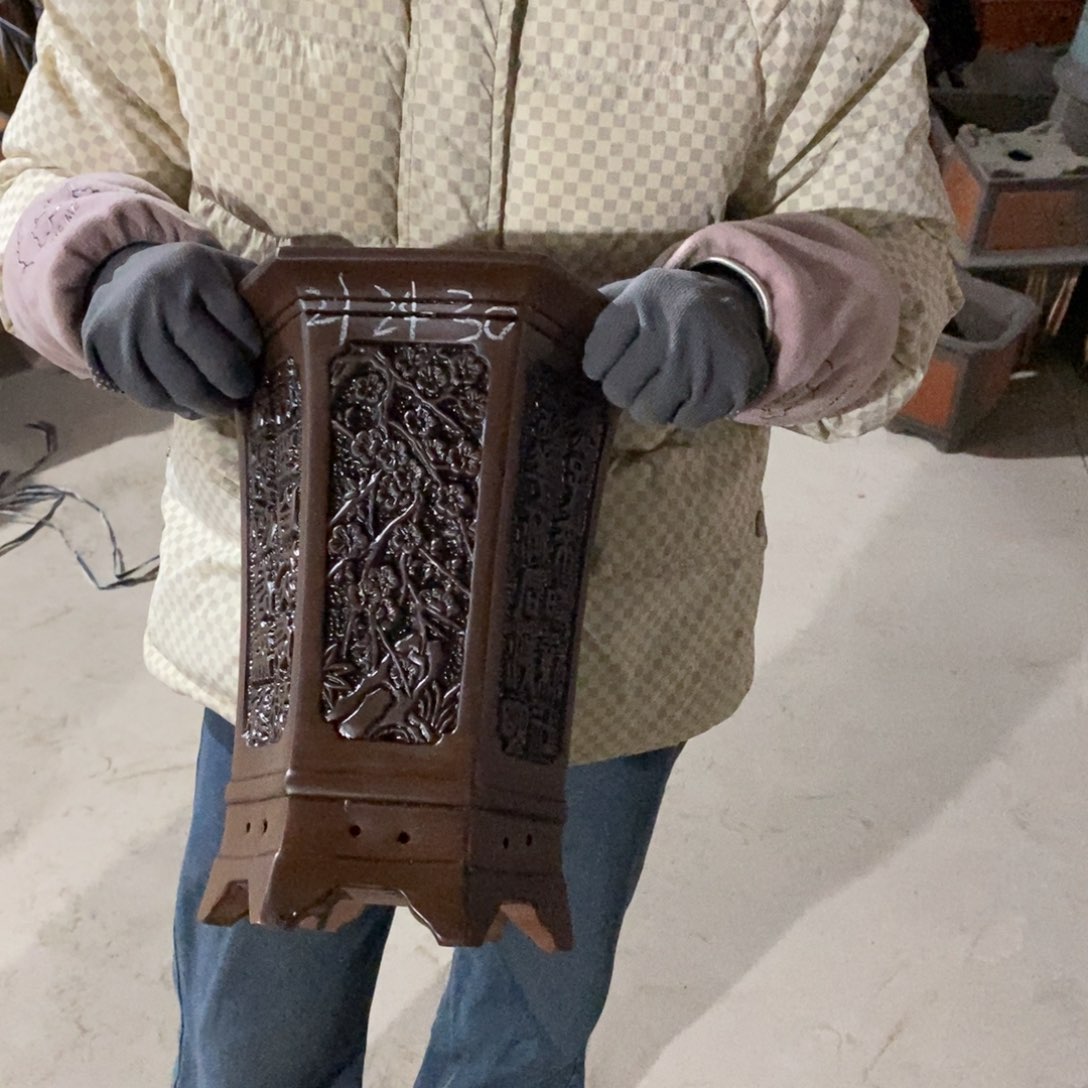 紫砂花盆紫砂花盆