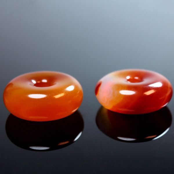 自然正品玛瑙平安扣吊坠红玉挂件男女款情侣吊坠高级轻奢玉髓