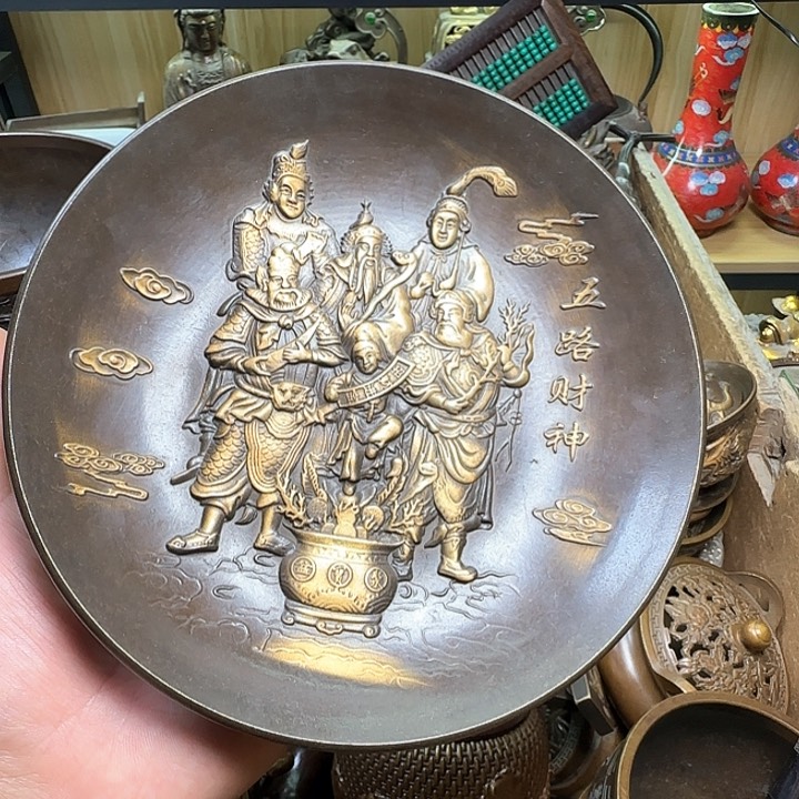 铜器办公室茶室摆件