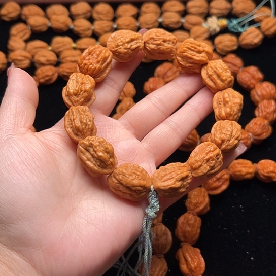 文玩核桃手串小金蟾