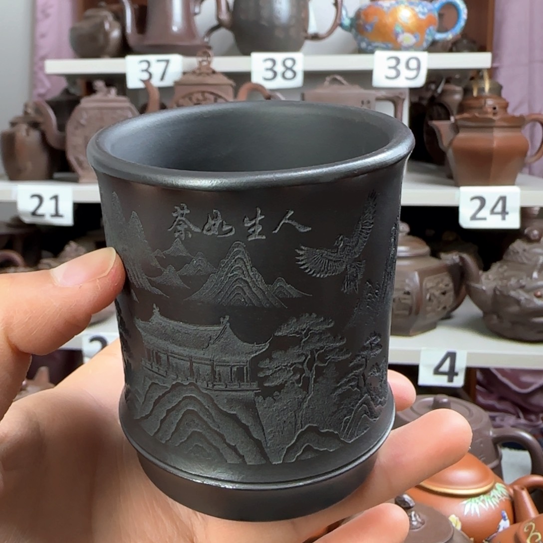 紫砂茶杯紫砂茶杯