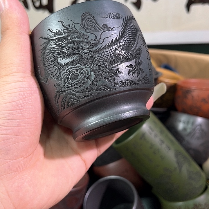 茶杯紫砂全手工紫砂主人杯
