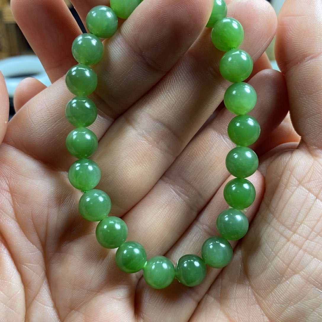 和田玉（碧玉）手串未镶嵌