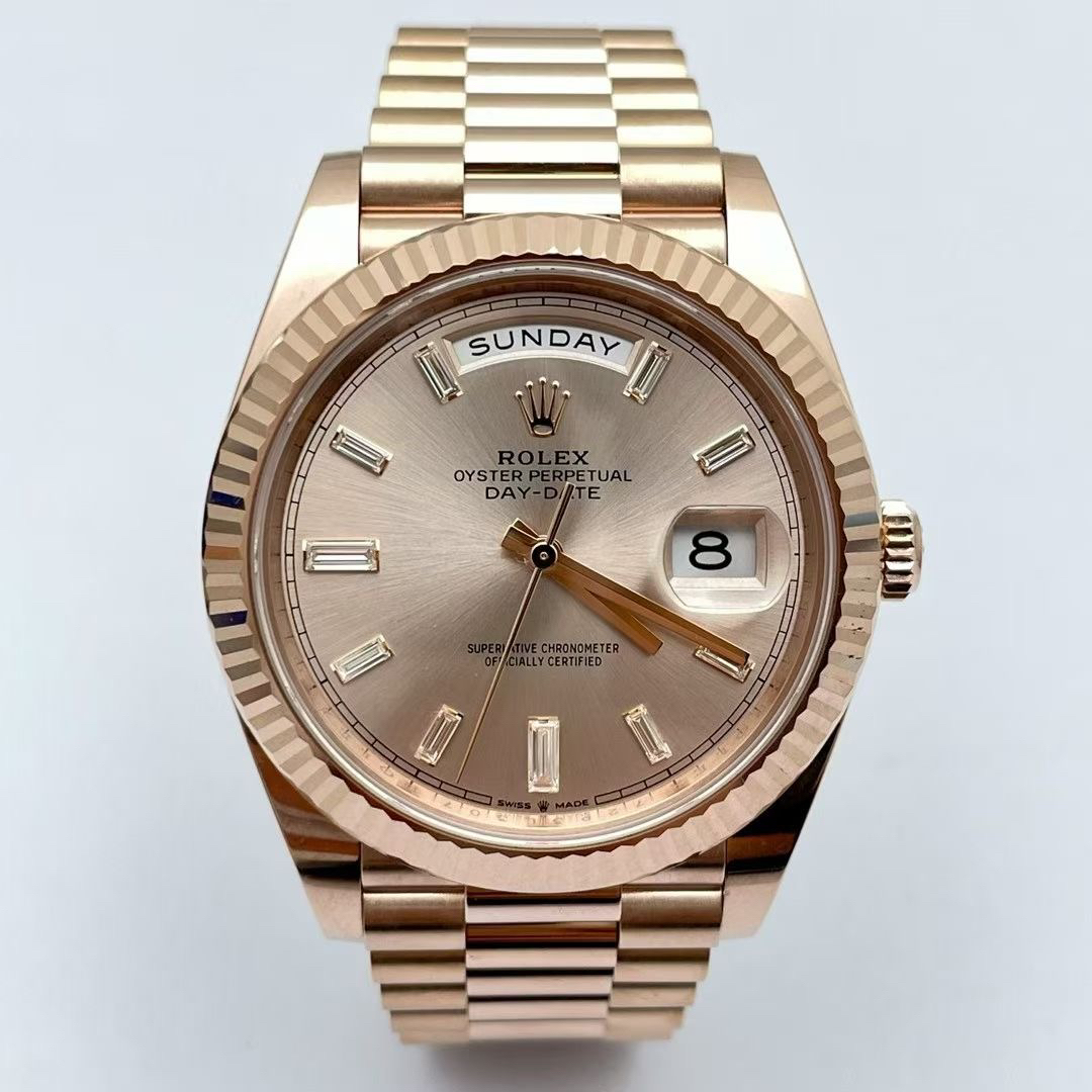 未使用 Rolex/劳力士 18k金星期日历/24年送礼/m228235-0004/40mm