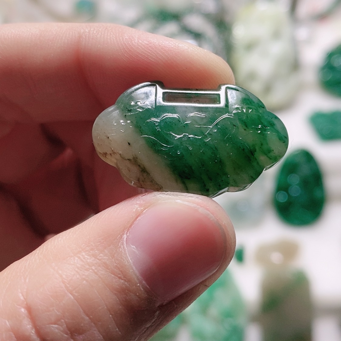 【闪购商品】未镶嵌独山玉镯子56