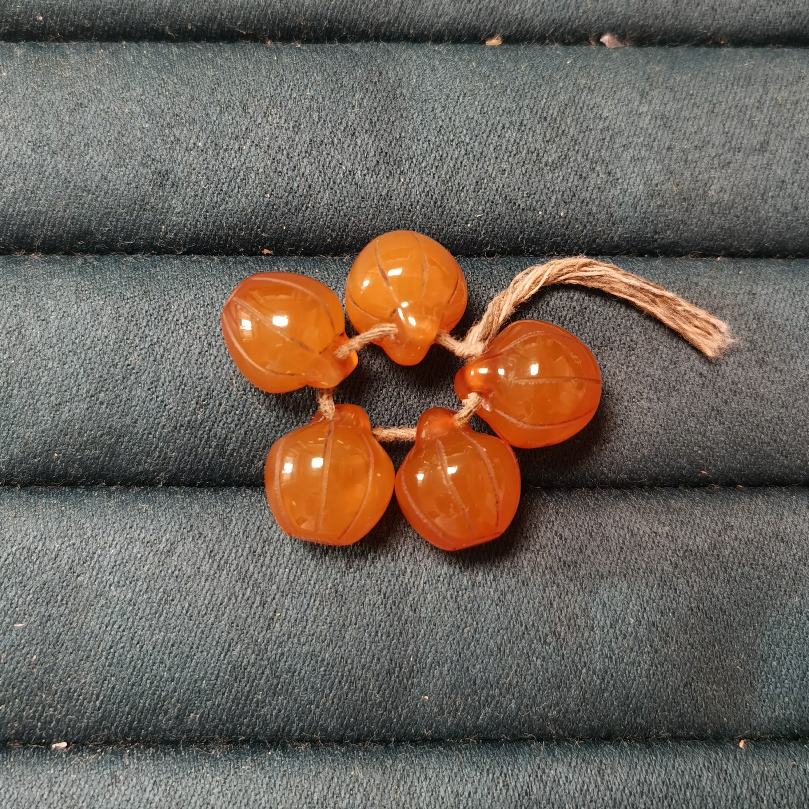 玛瑙南瓜型小珠子