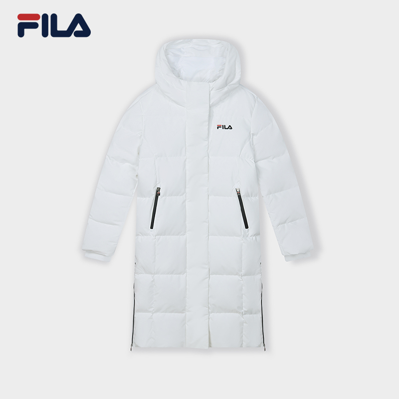Fila/斐乐冬【欧若风】女长款休闲户外防寒保暖羽绒服F11W349924F