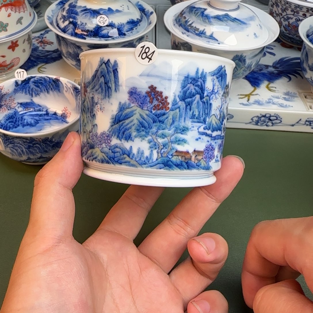 彦祖纯手工手绘茶具184