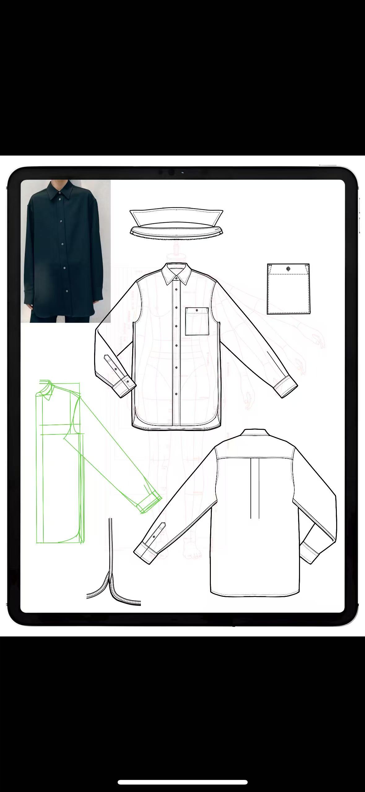 6号弹力格子衬衫长袖25年爆款